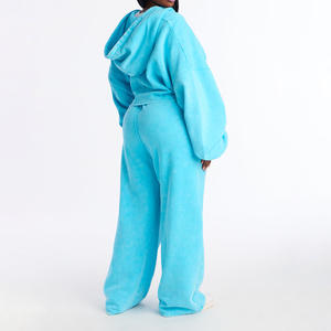 Survêtements tendance pour femmes, taille standard, effet délavé à l'acide, qualité supérieure, multicolores, grandes tailles, pour usage extérieur - Product Image 2