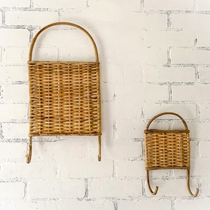 Ensemble de crochets muraux en rotin tressé à la main, crochets à vêtements de qualité supérieure, vente en gros, essentiels pour la maison - Product Image 1