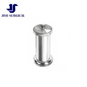 Jiyo Surgical Co. CE Certified Class I Stainless Steel Medical Utility Jar Secure <b>Lid</b> 3060 mm Hospital Dressing Instrument - Product Image 3