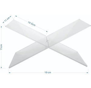 2025 nouveau support de plateau de magazines en acrylique transparent ouvert à plat, support de livre en acrylique de table, support de coran en acrylique - Product Image 6