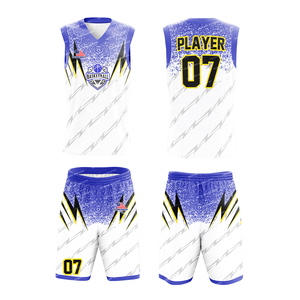 Uniforme de basket-ball OEM par sublimation, maillot et short respirants, vêtements de sport personnalisés pour équipe, uniforme de basket-ball - Product Image 1