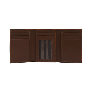 Precio al por mayor RFID Trifold Wallet Logo personalizado Fold Leather Men's Light High Quality Premium short Tarjetero Designer - Product Image 2