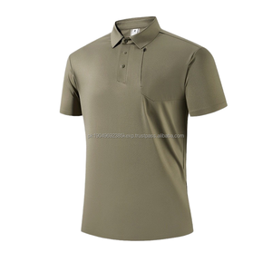 Polo de Golf Personalizado de Alta Calidad para Hombre, Secado Rápido, Diseño Sólido, Tejido de Punto Liso para Deporte - Product Image 1