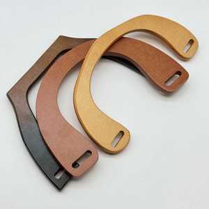 Asa de Madera Natural de Alta Calidad para Bolsos, Asa Redonda para Bolsos de Mano, Accesorios para Bolsos de Ganchillo DIY - Product Image 5