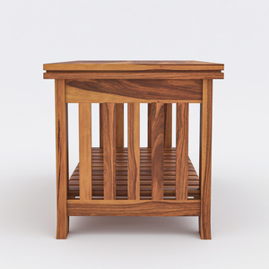 Table basse en bois de Sheesham, table à thé en bois massif pour salon, meubles artisanaux en bois pour la maison, bois naturel de qualité supérieure - Product Image 4