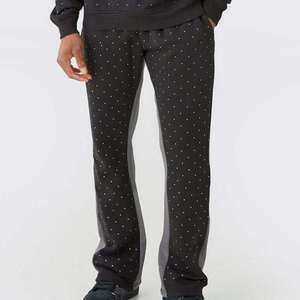 Conjunto Deportivo Ligero con Capucha, Estilo Lavado, para Hombre, Diseño de Puntos Negros, Algodón, Ropa Urbana, Sudadera y Pantalones Largos, Invierno - Product Image 6
