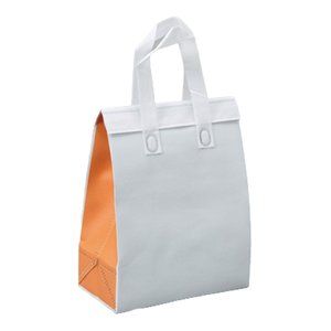 Sac isotherme personnalisé en non-tissé écologique avec logo, sacs alimentaires réutilisables à poignées, tendance, en gros, en stock - Product Image 3
