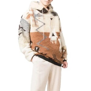Patchs en polaire à coudre 100% polaire Sherpa en polyester, densité des fibres 500 g/m² pour un ajustement de haute qualité, sweats à capuche zippés à col montant - Product Image 5