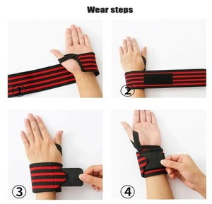 สายรัดข้อมือแบบสั่งทำพิเศษ พับเก็บได้ อุปกรณ์ยกน้ำหนักแบบพกพาเพื่อความปลอดภัย สายรัดข้อมือสำหรับยกน้ำหนักในปี 2026 - Product Image 5