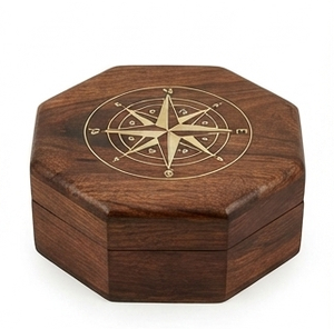 Wooden <b>Keepsake</b> Urn <b>Box</b> Memory Storage Case Engraved Ashes Memorial Container for Human and Pet Remembrance Handcrafted Finish - Product Image 4
