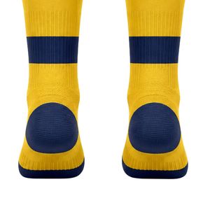 Yellow Blue Ice Hockey Socks Men Women Professional Sports <b>Knee</b> <b>High</b> Athletic Socks Breathable Comfortable Hockey Gear - Product Image 4