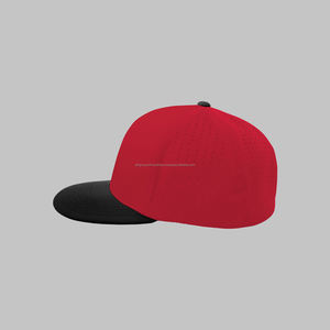 Casquettes de baseball personnalisées pour hommes, noires et unies, à la mode et au design de haute qualité - Product Image 4