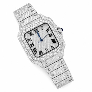 Luxury Stainless Steel Square <b>Diamond</b> <b>Watch</b> Analog Women's Timepiece Quartz Movement Bracelet - Product Image 3