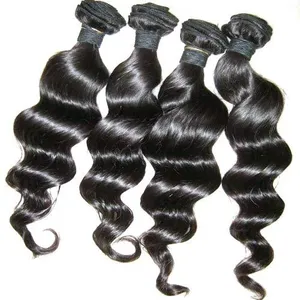 Extensions de cheveux humains Remy lisses à clipser, 100 % vierges, cuticules alignées, noirs naturels indiens, double épaisseur - Product Image 4