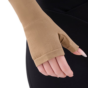 Women <b>Arm</b> Compression Sleeve Seamless Spandex Elastic Support Gloves for Daily Care <b>Massage</b> - Product Image 3