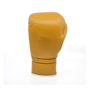 Guantes de boxeo OEM con cordones, de cuero vacuno metálico, para combates profesionales, entrenamiento y competición. - Product Image 4