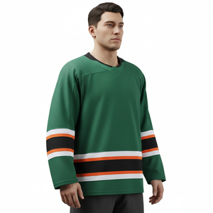 Diseña tu Propio Logotipo en una Camiseta de Hockey sobre Hielo de Alta Calidad, 100% Poliéster Transpirable, Fabricada por un Fabricante Reconocido - Product Image 4