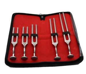 Diapason médical SWISHER INTERNATIONAL 128 Hz Gardiner Brown Rinne pour test auditif, en acier inoxydable brossé, manuel, chirurgical ORL, CE - Product Image 6