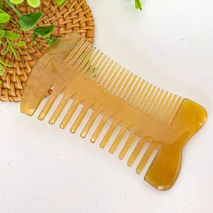 Peigne en corne de buffle UNIQUE pour cheveux, peigne en corne naturelle colorée de qualité supérieure pour extensions capillaires, fabriqué au Vietnam - Product Image 5