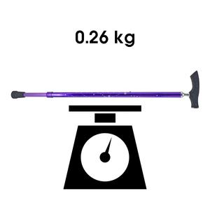Bâton de marche violet ergonomique pour produits de santé avec poignée composite en aluminium EVA idéal pour les cadeaux et le soutien des aînés - Product Image 3