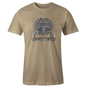 เสื้อยืดแขนสั้นสีกากีสำหรับผู้ชาย คอกลม สไตล์ลำลอง ผ้าถัก 100% คอตตอน ทรงโอเวอร์ไซส์ เป็นมิตรกับสิ่งแวดล้อม ระบายอากาศได้ดี - Product Image 1