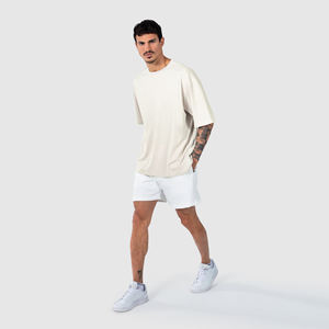 Camiseta de Manga Corta para Hombre, Estilo Hip Hop, Holgada, con Estampado, Logo Frontal, Verano, Casual, Tallas Grandes - Product Image 6