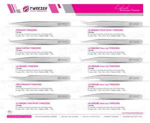 Le plus récent équipement de beauté durable de pinces à cils réutilisables en acier inoxydable avec pointe pointue commodément emballé - Product Image 6