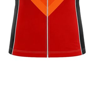Maillot de cyclisme rouge orange pour hommes, manches courtes, respirant, léger, pour le cyclisme sur route, vêtements de sport de plein air - Product Image 5