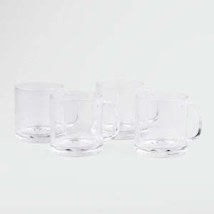 Trendy Double-Wall Glass Tea <b>Cup</b> Set of 6 Vintage & Modern Flower Design <b>Reusable</b> & Food Safe Coffee Mugs for Hotel Use Gifts - Product Image 1