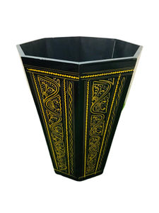 Poubelle en bois robuste, bac à déchets en bois massif pour la collecte quotidienne des déchets en intérieur, maison, bureau, hôtel, restaurant, salle de bain - Product Image 5