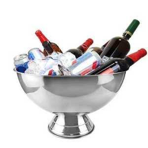 Cuenco para champán de acero inoxidable chapado en oro, el más vendido, para enfriar botellas, uso doméstico y para servir en fiestas. - Product Image 5