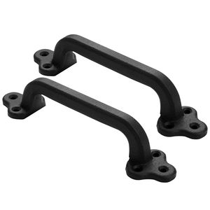 2 Piezas de Manijas Rústicas para Puerta de Granero, Acero al Carbono Resistente, Manijas para Puertas Exteriores con Revestimiento Antioxidante, Fáciles de Instalar - Product Image 1