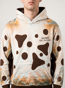 Sudadera con Capucha Personalizada con Estampado de Vaca, Sudadera Extra Grande de Felpa de Algodón Grueso, Estilo Vaquero del Oeste, Ropa Casual Unisex - Product Image 5