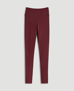 Leggings mi-mollet pour femme, taille mi-haute, décontractés, en tricot uni de coton/élasthanne, respirants, coupe ajustée, 220g, personnalisables - Product Image 1