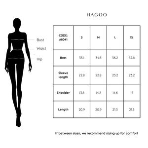 Vente en gros du Vietnam : T-shirt côtelé à manches longues pour femme, col rond, détail froncé, coupe ajustée, haut en maille unie, style streetwear [A8041] - Product Image 6