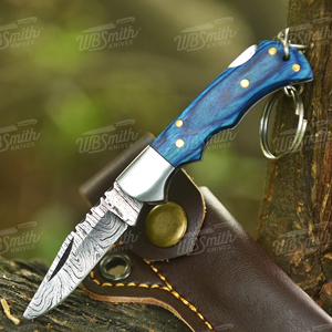 Damascus Steel Folding Knife Professional Outdoor <b>Small</b> Folding Pocket Knife Wholesale 2026 New Design Outdoor Camping Knife - Product Image 2