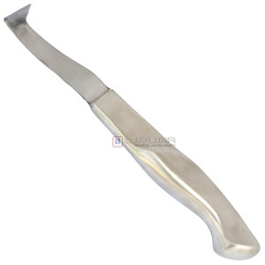 Couteau à sabots classique de 23 cm pour fermeur, manche creux, réutilisable, pour l'équipement vétérinaire et l'entretien des sabots de chevaux et de bétail - Product Image 1