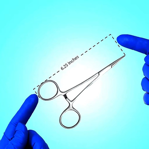 Pinces hémostatiques Halsted Premium Demand HC-SF-109 12,5 cm en acier inoxydable, droites et courbées, instruments chirurgicaux - Product Image 4