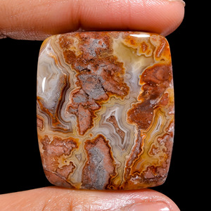 Lot en gros de cabochons en pierre précieuse Agate Crazy Lace naturelle de haute qualité FAIJAN GEMS du Rajasthan pour la fabrication de bijoux - Product Image 2