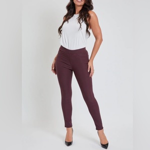 กางเกงทรงดินสอผ้ายืดสำหรับผู้หญิง รุ่นใหม่ประจำฤดูใบไม้ร่วง เนื้อผ้าสแปนเด็กซ์/คอตตอน ระบายอากาศได้ดี เหมาะสำหรับใส่ทำงานหรือลำลอง ผู้ผลิตจากบังกลาเทศ - Product Image 5