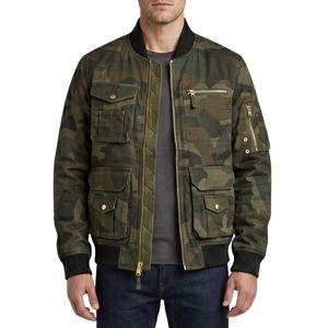 Muted Teal Slate Green <b>Flight</b> Bomber <b>Jacket</b> Contrasting Charcoal Rib Knit Trim Breathable Windproof <b>Jackets</b> - Product Image 4