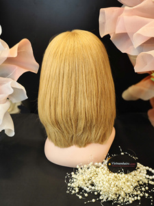 Top Selling 2026 Best Quality 100% Raw Full Cuticle Frontal <b>Wig</b> 13'x4' with HD Transparent Lace Silk Base Wholesale Price - Product Image 2