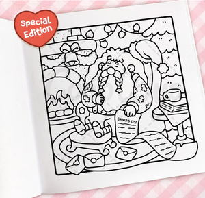 Libros de Colorear para Adultos con Temática Navideña Acogedora de Coco Wyo |   Páginas para Colorear de Papel con Diseños Navideños (Suministro al por Mayor) - Product Image 3