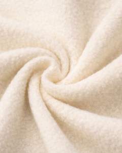 Customized <b>White</b> Women Wide Leg Fleece Sweatpants Elastic Waist Drawstring Casual Loose Fit Jogger Trousers Soft Lounge Wear - Product Image 6