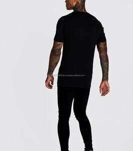 Vente en gros de t-shirts 100% coton personnalisés pour hommes, dernière conception avec le logo de votre marque, col rond, caractéristiques de fitness légères, coupe surdimensionnée - Product Image 2