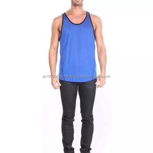 Camiseta sin Mangas de Punto para Hombre, de Secado Rápido, Transpirable, Ecológica, Ajustada, de Algodón y Poliéster, para Correr, Gimnasio, Fitness, Venta al por Mayor - Product Image 5