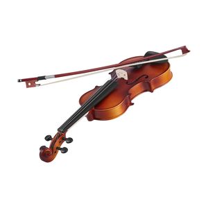Set Violino per Adulti 1/2 con Custodia Rigida, Resina, Arco, Spalliera, Accordatore, Ponticello, Tastiera in Plastica e Arco in Legno per Studenti - Product Image 1