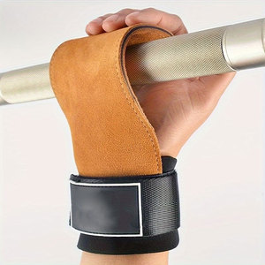 YOBENKI Lot de 2 gants de fitness – Conception améliorée pour une meilleure adhérence et un meilleur soutien du poignet, matériau synthétique durable, sangle réglable - Product Image 4