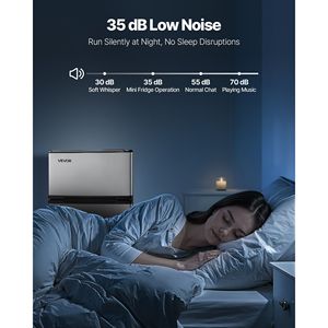 Mini Frigorifero Compatto a Due Porte da 3,2 Cu.Ft ad Alta Efficienza Energetica con Ripiano a Temperatura Regolabile - Product Image 5