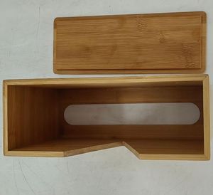 Porte-boîte à mouchoirs en bois élégant avec une finition artisanale magnifique pour le salon, la table à manger et la décoration de la chambre - Product Image 3